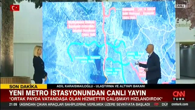 Ulaştırma ve Altyapı Bakanı Adil Karaismailoğlu CNN Türk'te