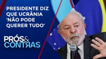Lula sugere a Zelensky que negocie território com a Rússia para pôr fim à guerra na Ucrânia
