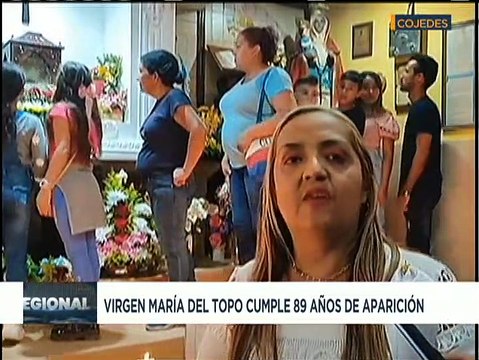 Cojedes | Devotos acompañan a la Virgen del Topo al cumplirse 89 años de su aparición