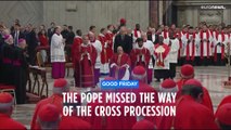 Pope Francis misses Good Friday Way of the Cross procession