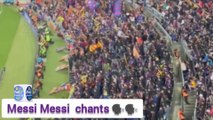WATCH: Barcelona fans chant Lionel Messi's Name During 10th Minute of El Clasico Amid Potential Return to Catalunya