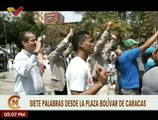 Desde la Plaza Bolívar de Caracas evangélicos realizan encuentro para predicar las siete palabras