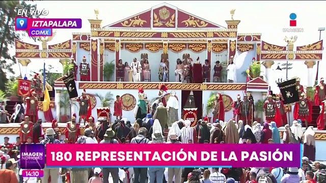 Así transcurre la Pasión de Cristo en Iztapalapa