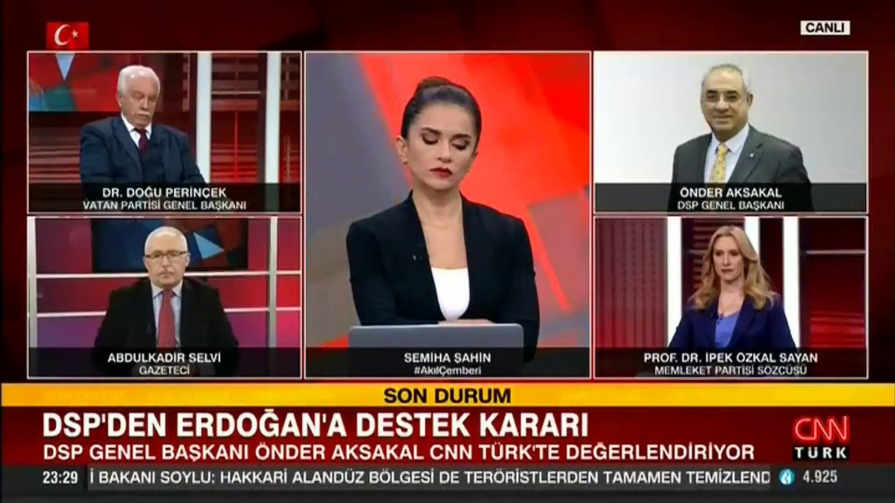Önder Aksakal CNN TÜRK'te konuştu: DSP neden 'Cumhur İttifakı' dedi?