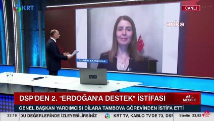 DSP'den istifa eden Genel Başkan Yardımcısı Dilara Tambova: