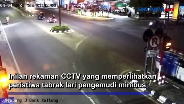 Terekam CCTV, Motor Ditumpangi Satu Keluarga jadi Korban Tabrak Lari di Pangkalan Bun