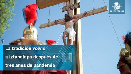 Ni el calor impidió la asistencia a la representación de Iztapalapa