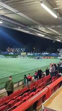 Drogheda United celebrate win over Derry City