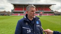 John Askey reaction to Hartlepool United's 4-1 win over Grimsby Town