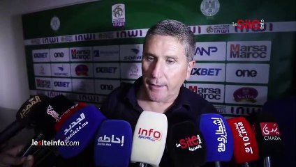 مدرب الوداد يبدي اقتناعه بالتعادل المحقق مع الرجاء ويعلق على التحكيم وأحداث الديربي