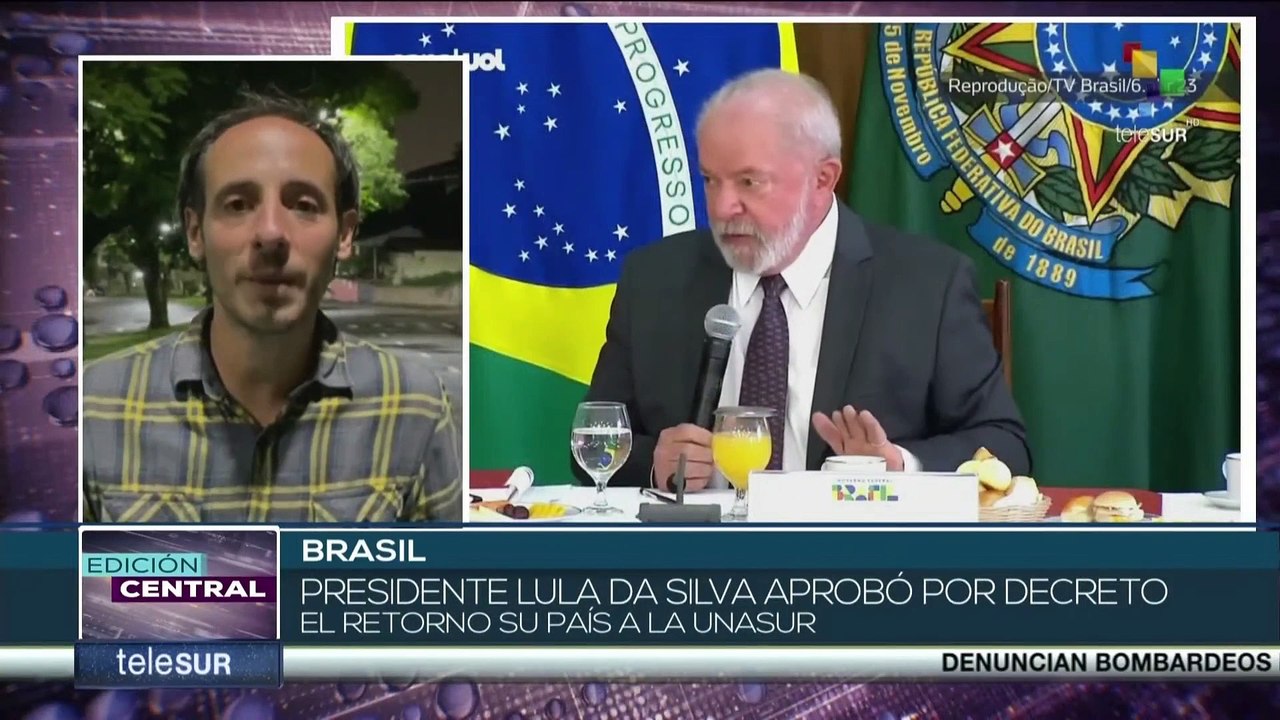 Gobierno de Lula da Silva anunció oficialmente el retorno de Brasil a la Unasur