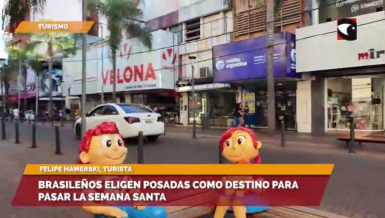 “Es una ciudad bonita, muy parecida a las de Europa”, aseguró un turista brasileño que eligió Posadas para pasar la Semana Santa