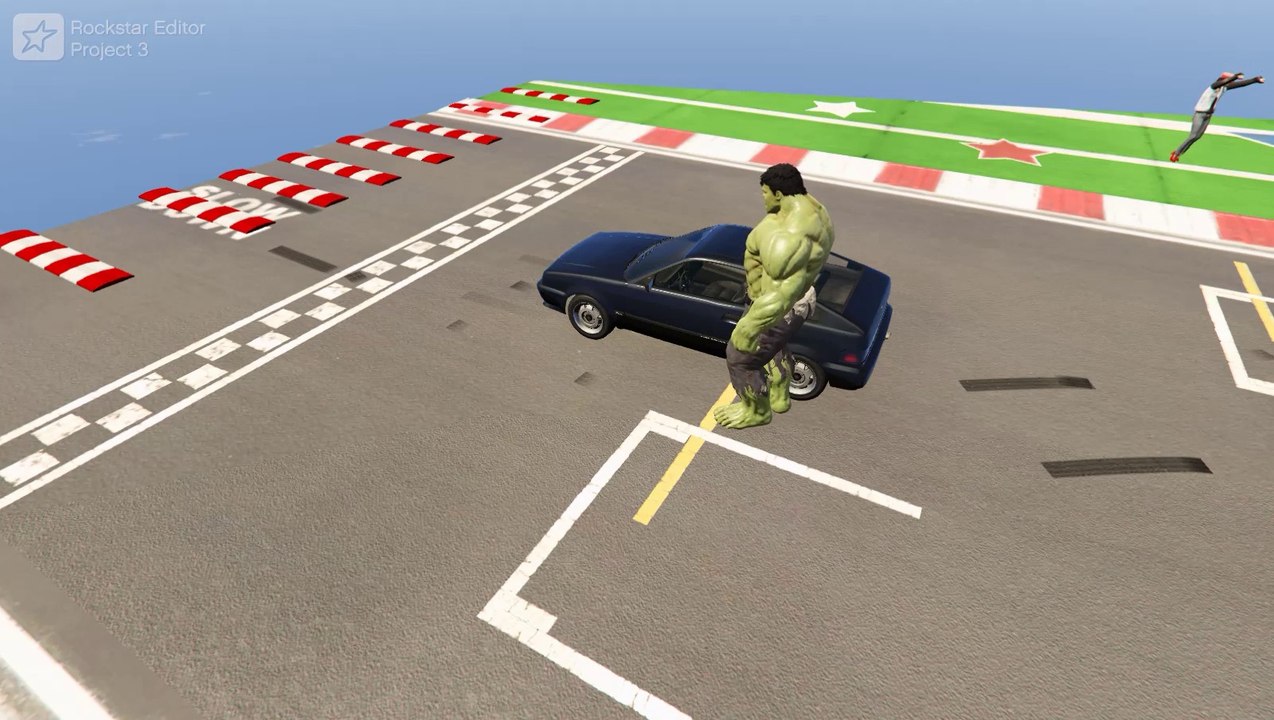 hulk stop the train in gta5