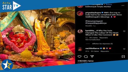 Priyanka Chopra en Inde avec sa petite fille : elles démarrent leur voyage par une étape symbolique