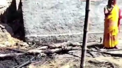 पूर्वी चम्पारण: छपरा गांव में शार्ट-सर्किट से लगी भीषण आग, चहुंओर दिखा तबाही का मंजर