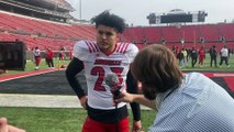 Louisville RB Isaac Guerendo Talks Spring Practice (4/7/2023)