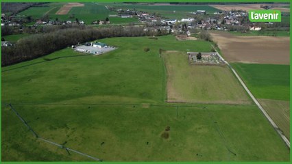 Le Brabant Wallon vu du ciel : L’ancienne décharge de Mellery