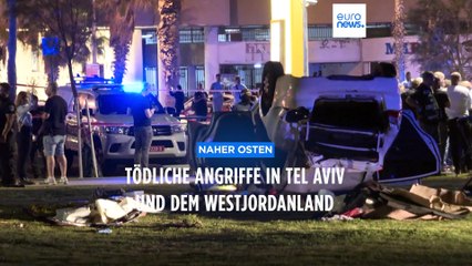 Download Video: Traurige Bilanz vor Ostern: Drei Tote und mehrere Verletzte in Tel Aviv und Westjordanland