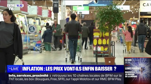 Inflation: peut-on espérer une baisse de prix de certains produits dans les supermarchés?
