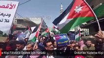 Ürdün'de Yüzlerce Kişi Filistin'e Destek İçin Yürüdü
