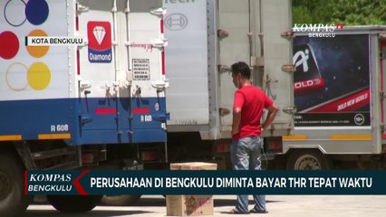 Perusahaan di Bengkulu Diminta Bayar THR Tepat Waktu