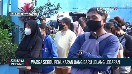 Jelang Lebaran Penukaran Uang Baru di Serbu Warga Malang
