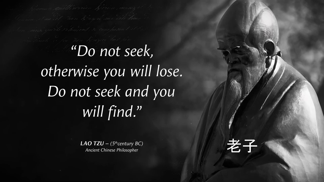 Lao Tzu's Quotes which are better known in youth to not to Regret in Old Age, image size:1280x720