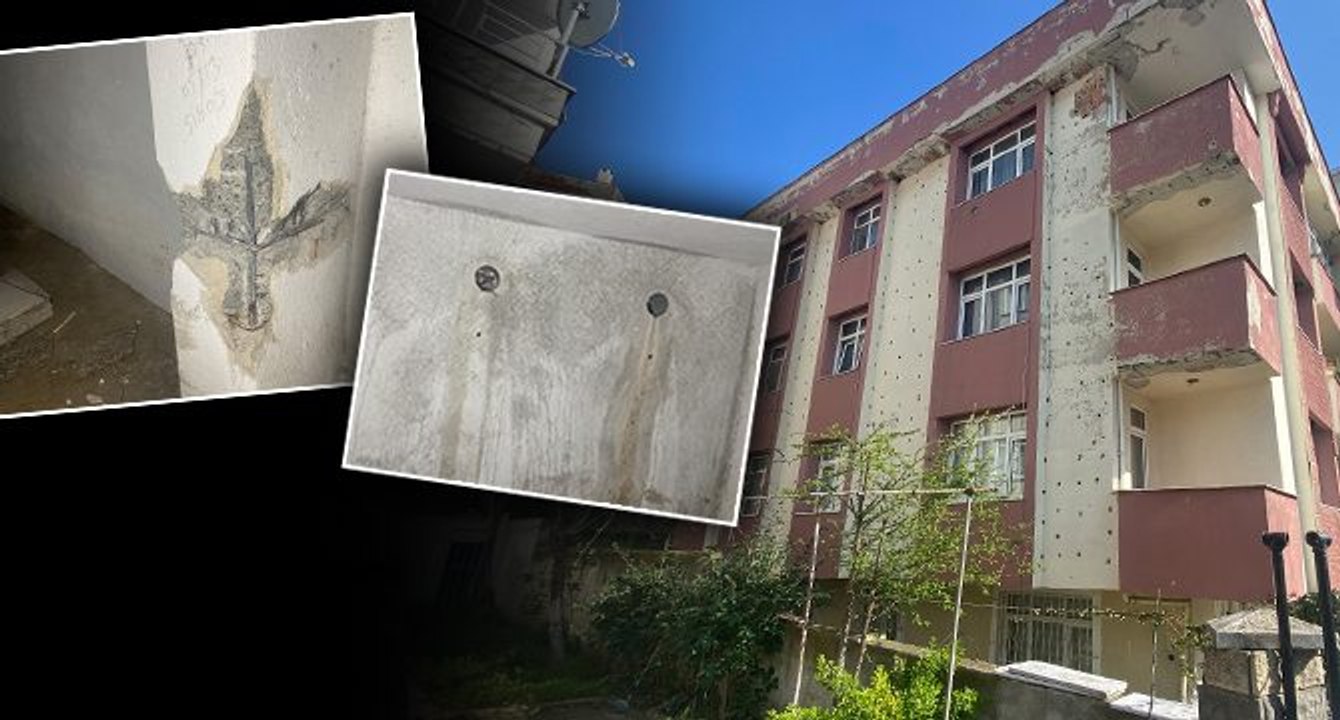 Bina dönüşüme girsin diye delik deşik etti
