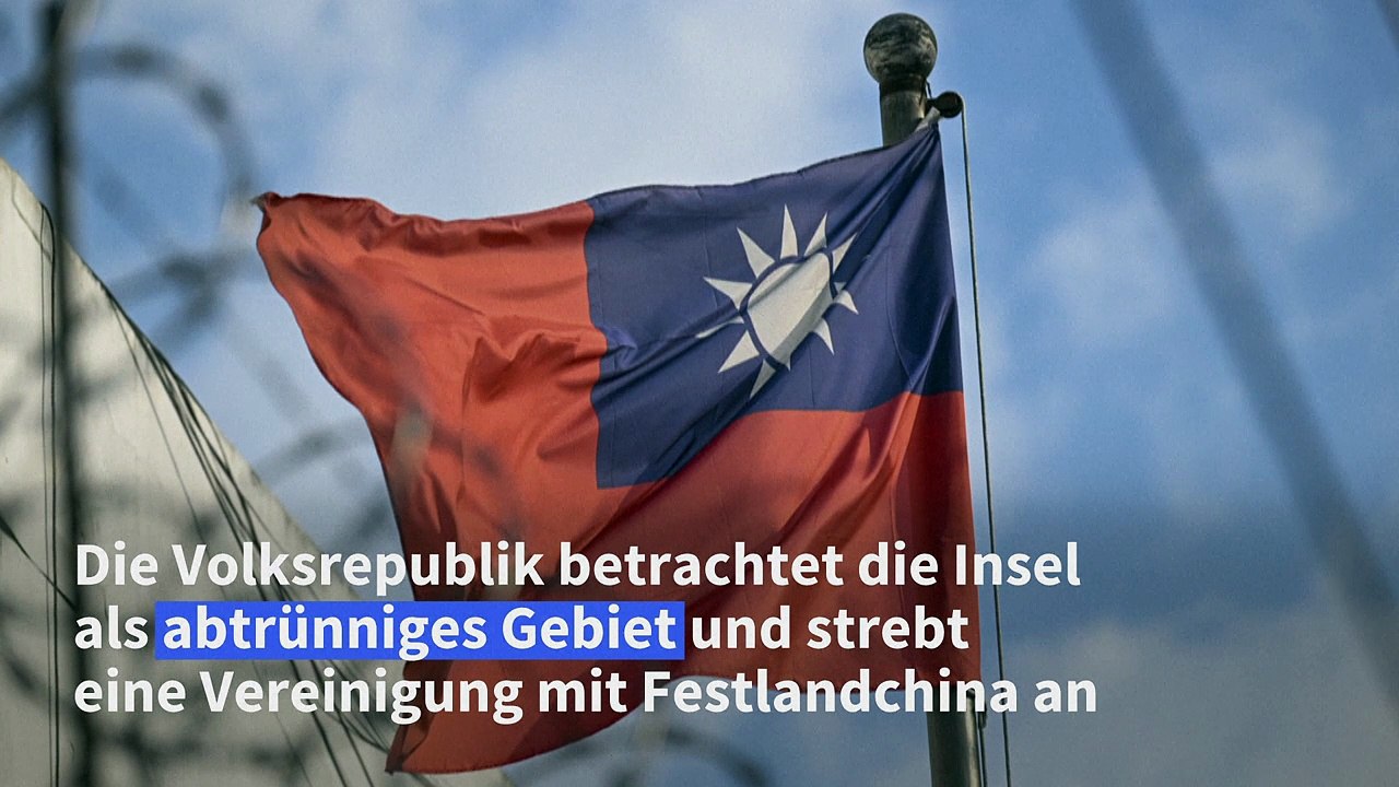 Militärübung Chinas nahe Taiwan - Inselstaat bekräftigt Zusammenarbeit mit USA