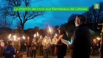 Chemin de croix aux flambeaux à Lafosse