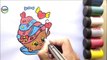 HOW TO DRAW A CUTE CAKE 2 DRAW CUTE THINGS STEP BY STEP Birthday Cake Drawing Easy