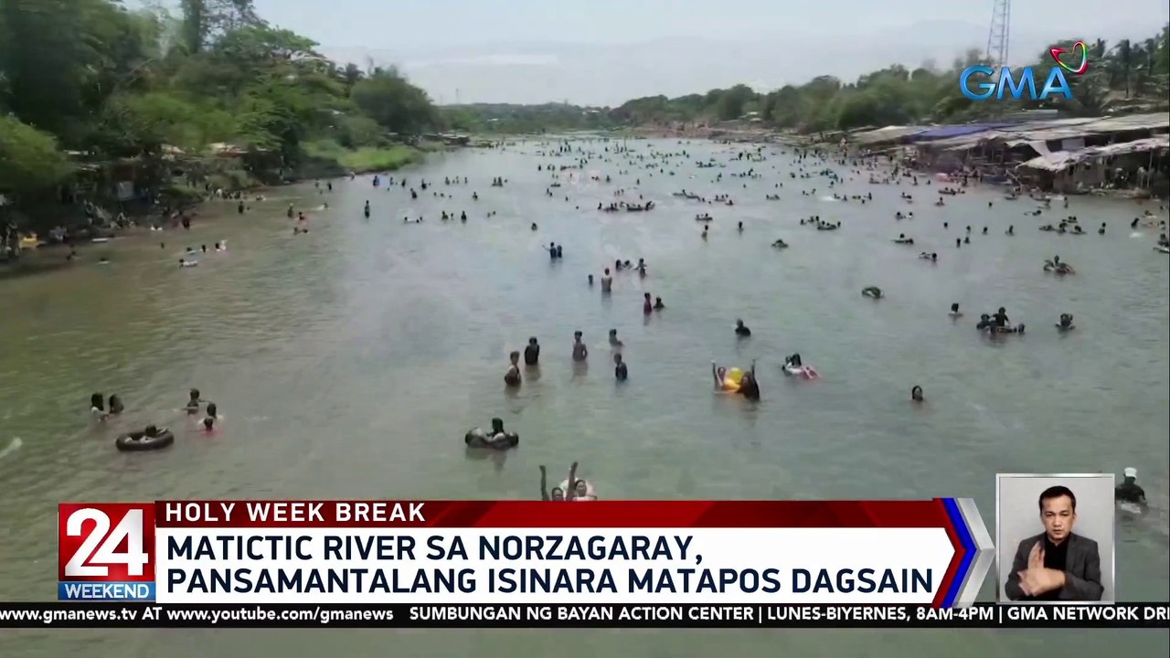 Matictic River sa Norzagaray, pansamantalang isinara matapos dagsain ...