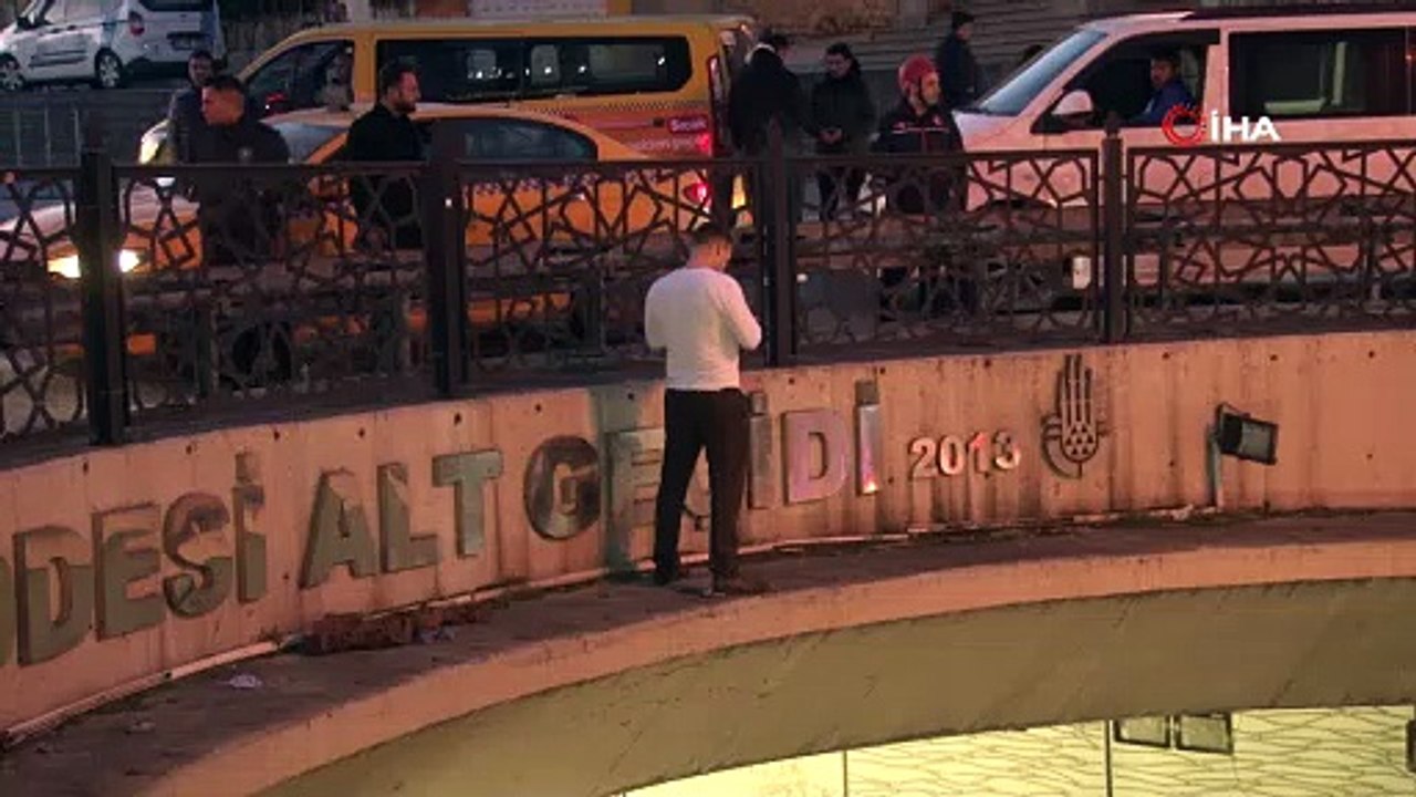 İşte attığı sloganlar Ukraynalı şahıs Taksim’i karıştırdı