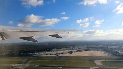 Take-off from Frankfurt, Germany