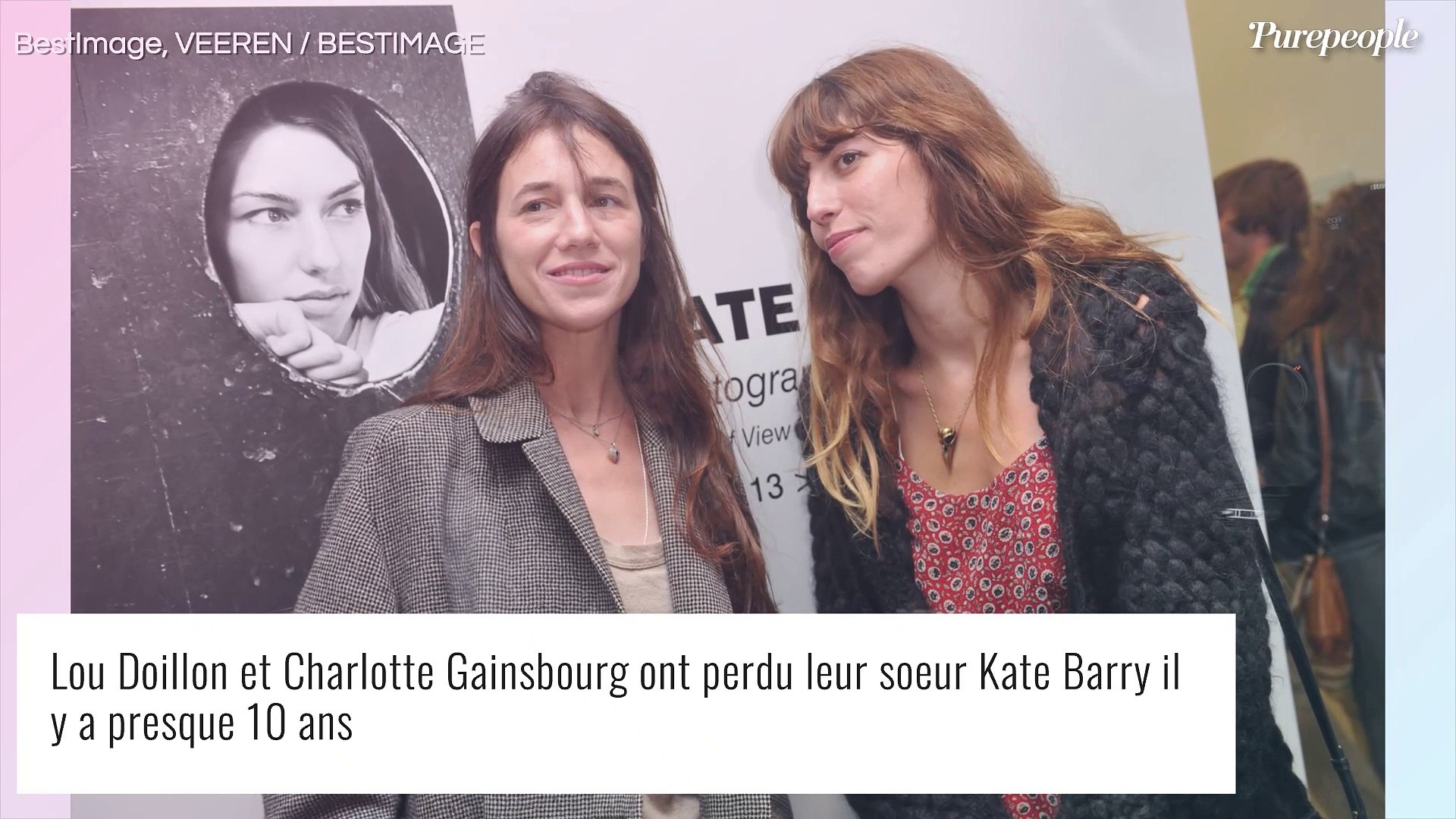 Lou Doillon et Charlotte Gainsbourg unies dans le deuil : leur soeur Kate  Barry, toujours présente - Vidéo Dailymotion