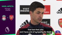 Arteta hopes managers don't go against clubs after 'brutal' record sackings