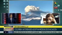 Colombia: Mantienen alerta Naranja por aumento de actividad volcánica