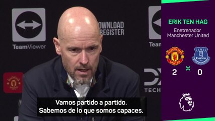 Ten Hag: "El equipo está mejorando"