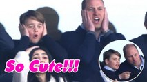 Prince George proves he's Prince William's 'Mini Me' with adorable display at Aston Villa match