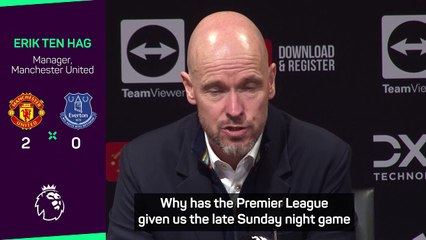 Ten Hag criticises Premier League schedule after Rashford injury