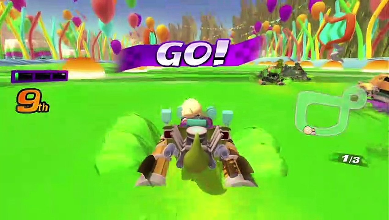 Winning An Elimination Race (Nickelodeon Kart Racers)