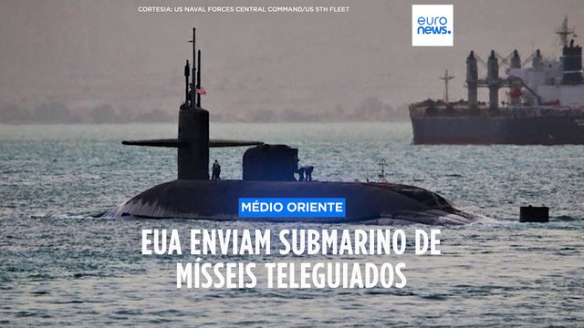EUA enviam submarino de mísseis teleguiados para o Médio Oriente