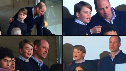 Compilation of all the moments of the father-son duo cheers on Aston Villa FC | William & George