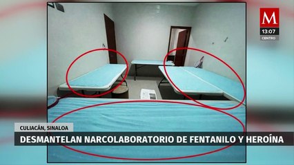 Ejército desmantela narcolaboratorio de fentanilo y heroína en Culiacán