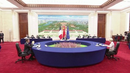 رسائل من اجتماع ماكرون مع رئيس الصين في بكين