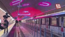 Cumhurbaşkanı Erdoğan, Başakşehir-Kayaşehir metro hattının ilk sürüşünü gerçekleştirdi