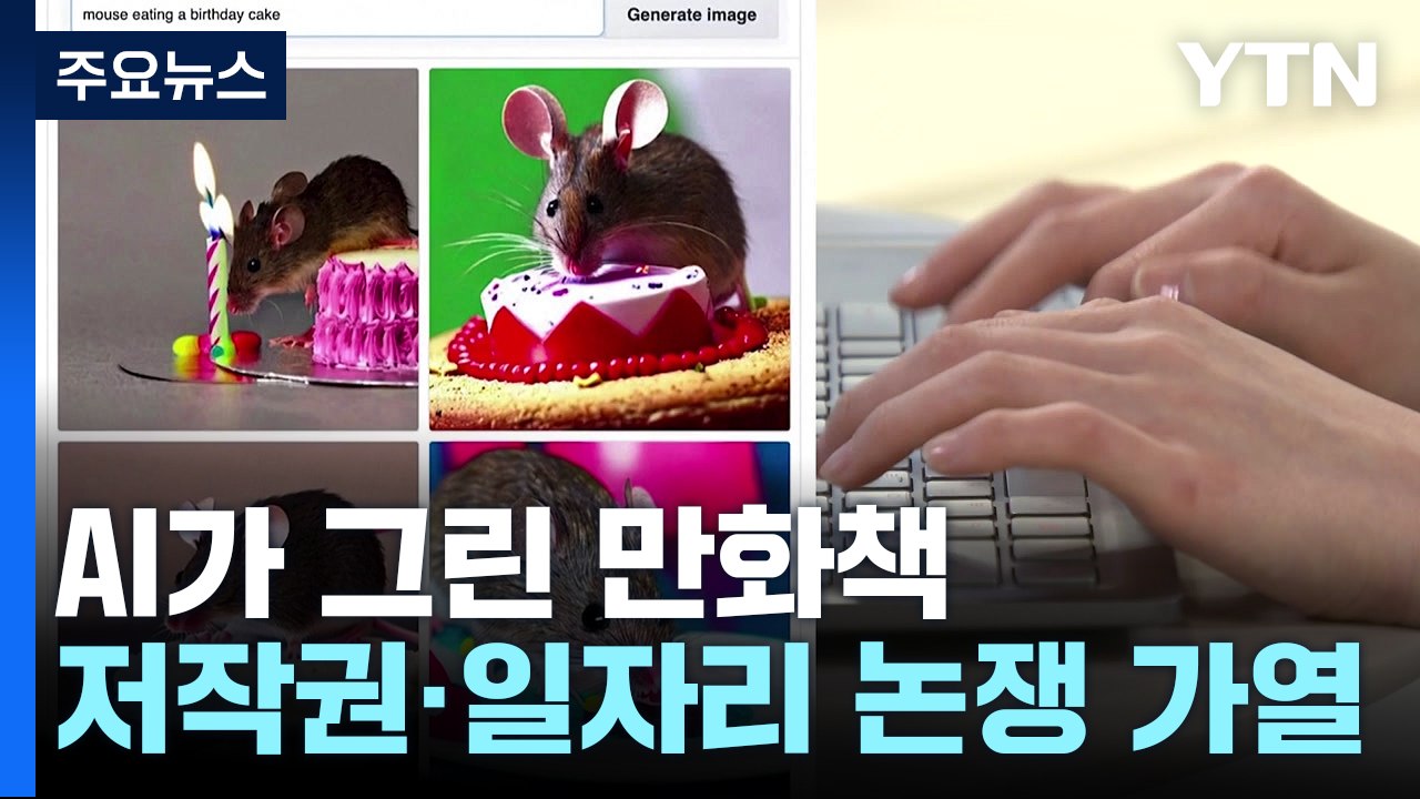 [과학 한스푼] AI가 그린 만화책은 어떤 모습?...저작권·일자리 논쟁 가열 / YTN
