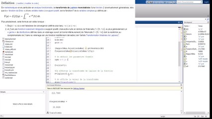 Electronique - Simulation du Pont de Wien sur Matlab