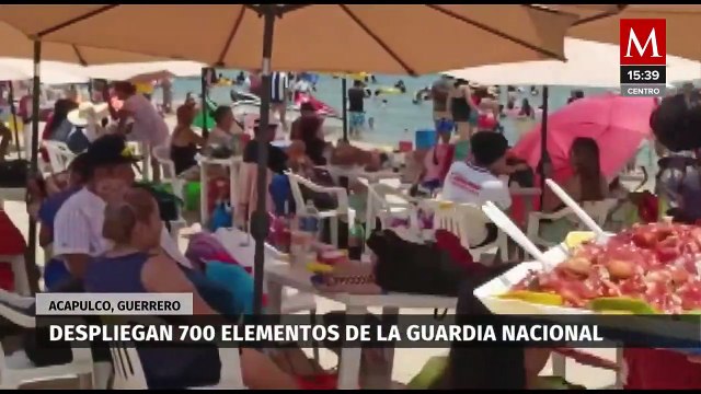 Llegan 700 elementos de la Guardia Nacional para reforzar la seguridad en Acapulco, Guerrero