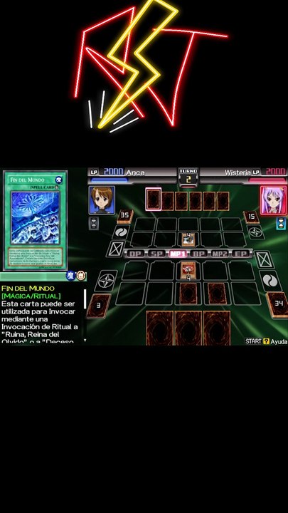 Yu-Gi-Oh! 5D's Tag Force 5 PSP Español  - Anca VS Wisteria #2 #5ds #yugiohtcg  RJ ANDA #retrogame